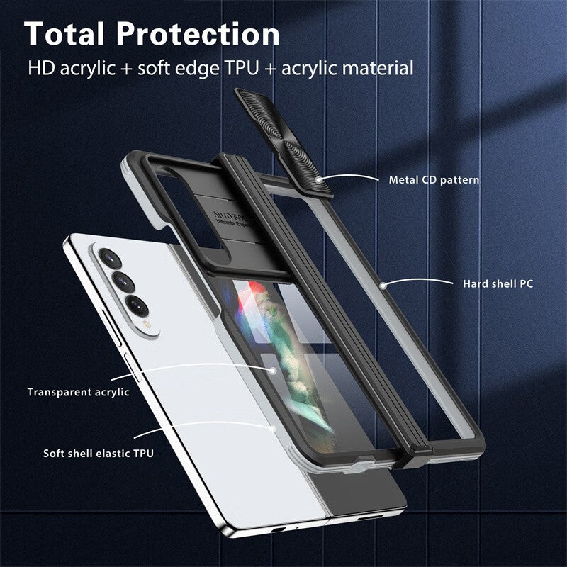 Samsung Galaxy Z Fold 4 transparent acrylic folding screen case