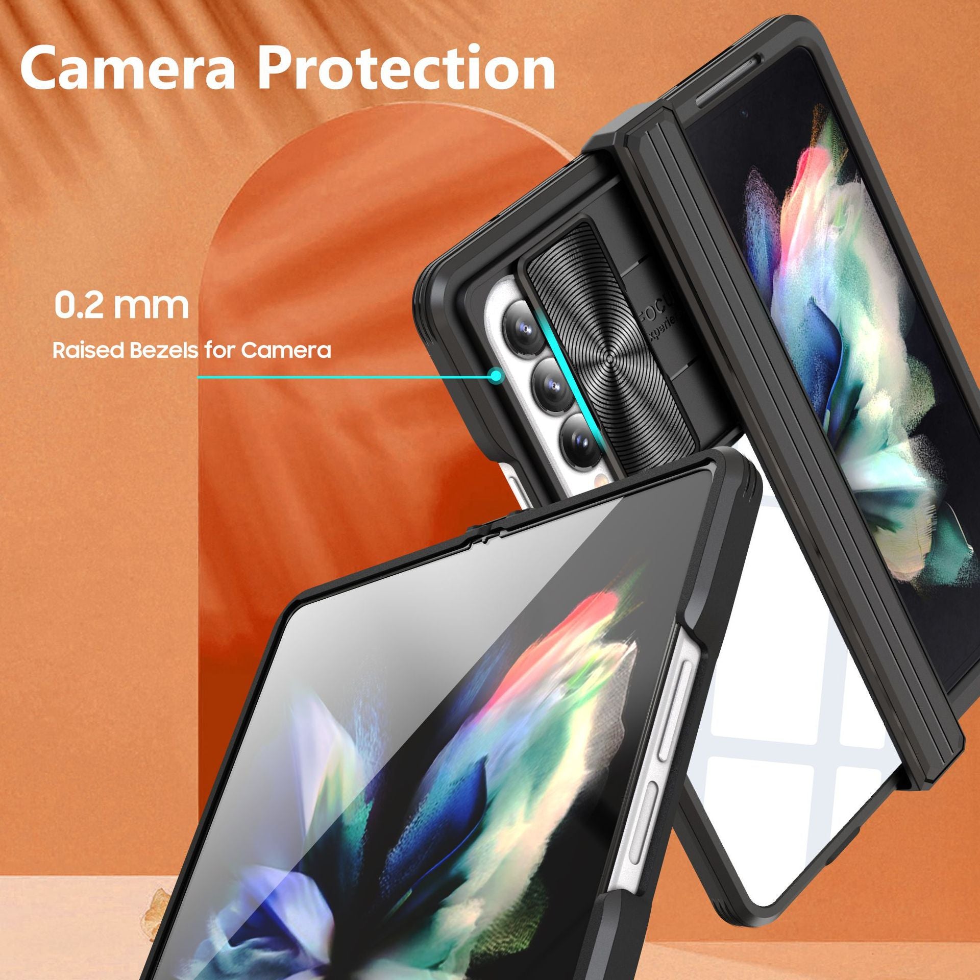 Samsung Galaxy Z Fold 4 transparent acrylic folding screen case