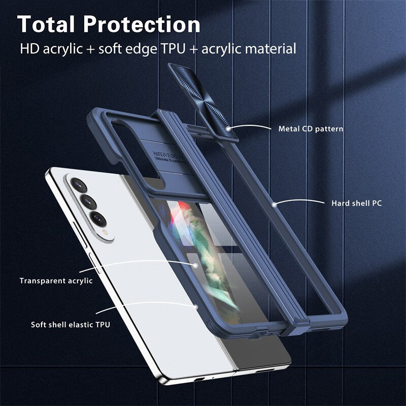 Samsung Galaxy Z Fold 4 transparent acrylic folding screen case