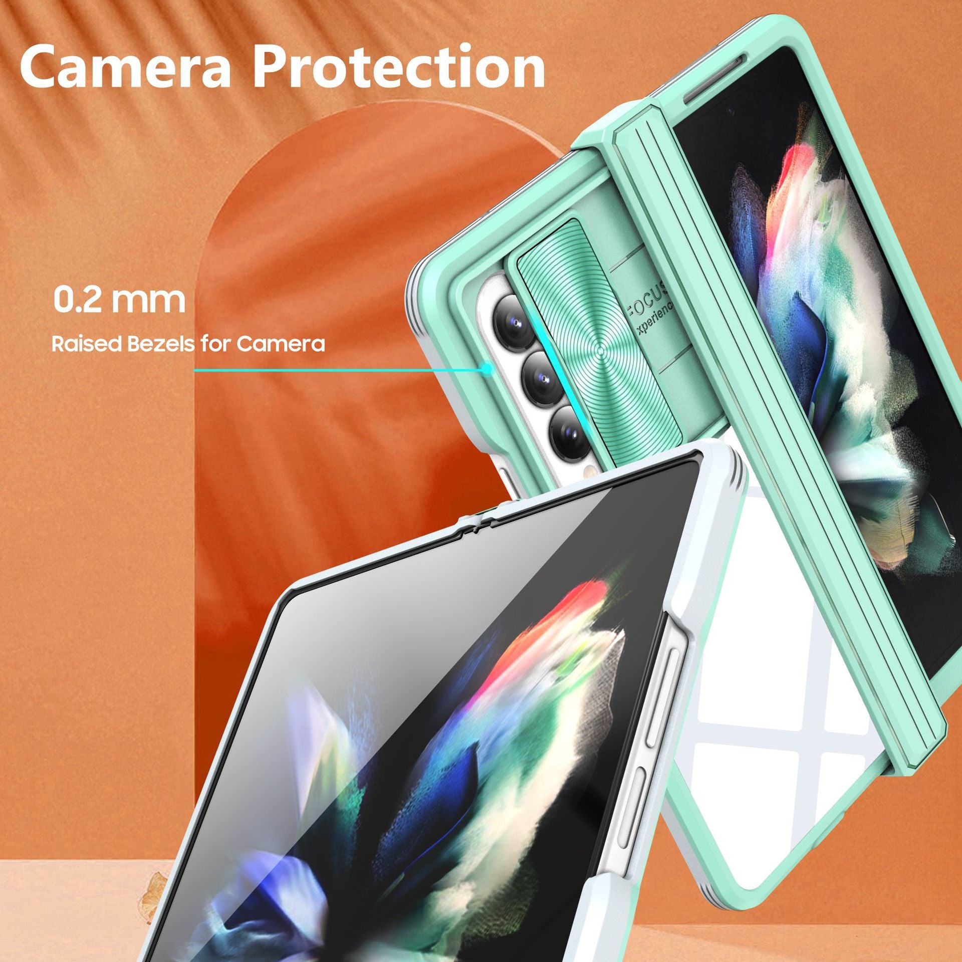 Samsung Galaxy Z Fold 4 transparent acrylic folding screen case