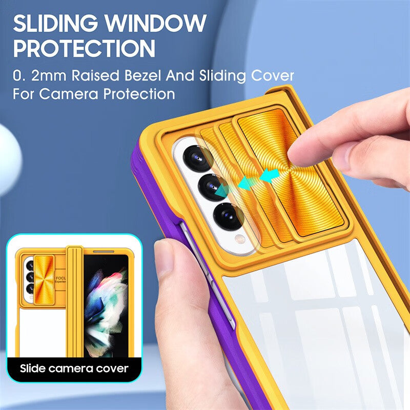 Samsung Galaxy Z Fold 4 transparent acrylic folding screen case