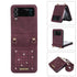 Samsung Galaxy Z Flip 4 Flash powder Insert card Leather case