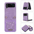 Samsung Galaxy Z Flip 4 Flash powder Insert card Leather case