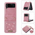 Samsung Galaxy Z Flip 4 Flash powder Insert card Leather case