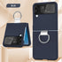 Samsung Galaxy Z Flip 4 Folding screen finger buckle Fall prevention shell protective sleeve case