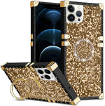 iPhone 13 Pro Max TPU Luxury Leopard Print with Kickstand for iPhone Fashion Case