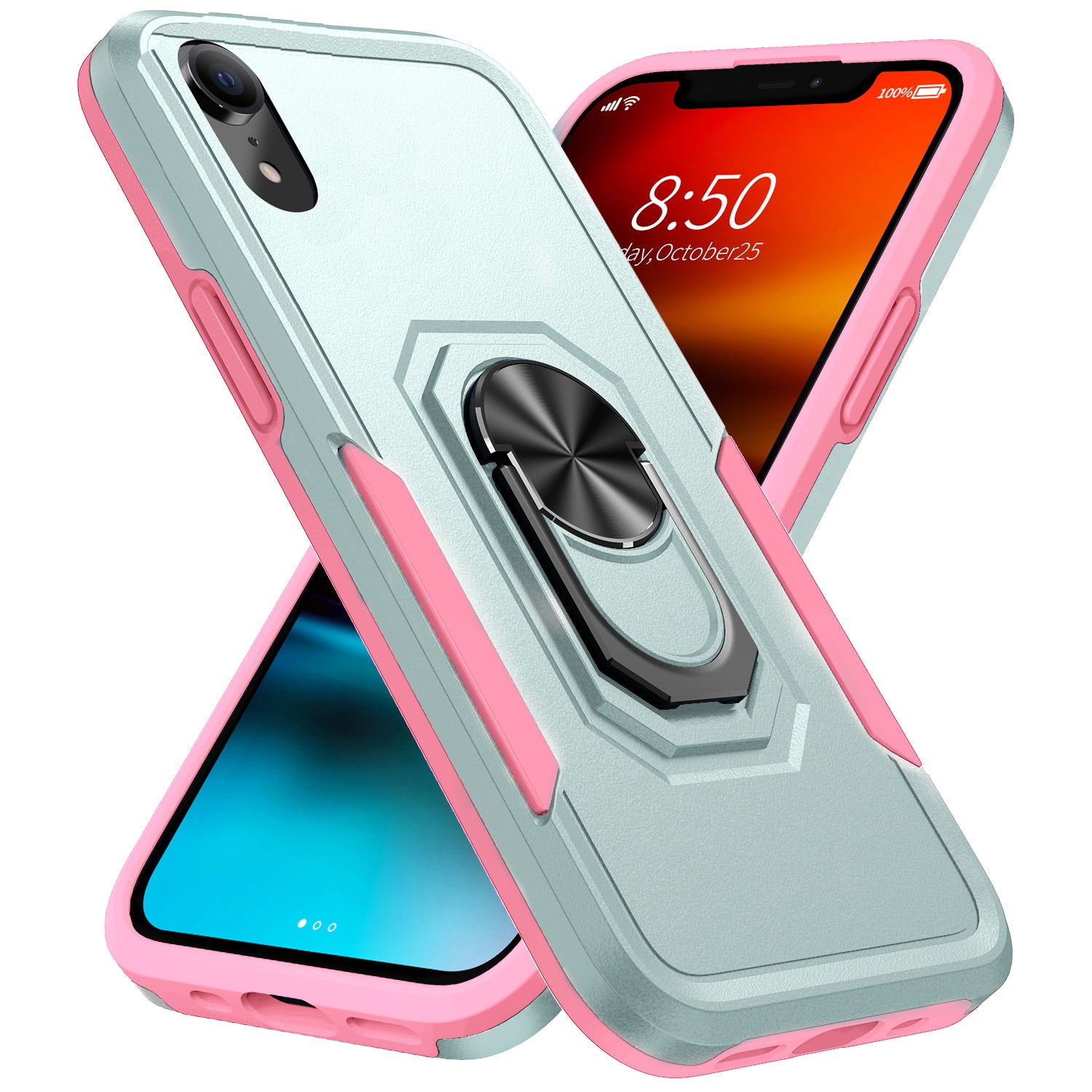 iPhone XR Kickstand fully protected heavy-duty shockproof case