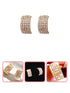 A Dozen of Fashion Rhinestone Round shape Earrings for Women (E1143)