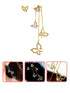 Designed Butterfly Style Dangle Earrings (E384)