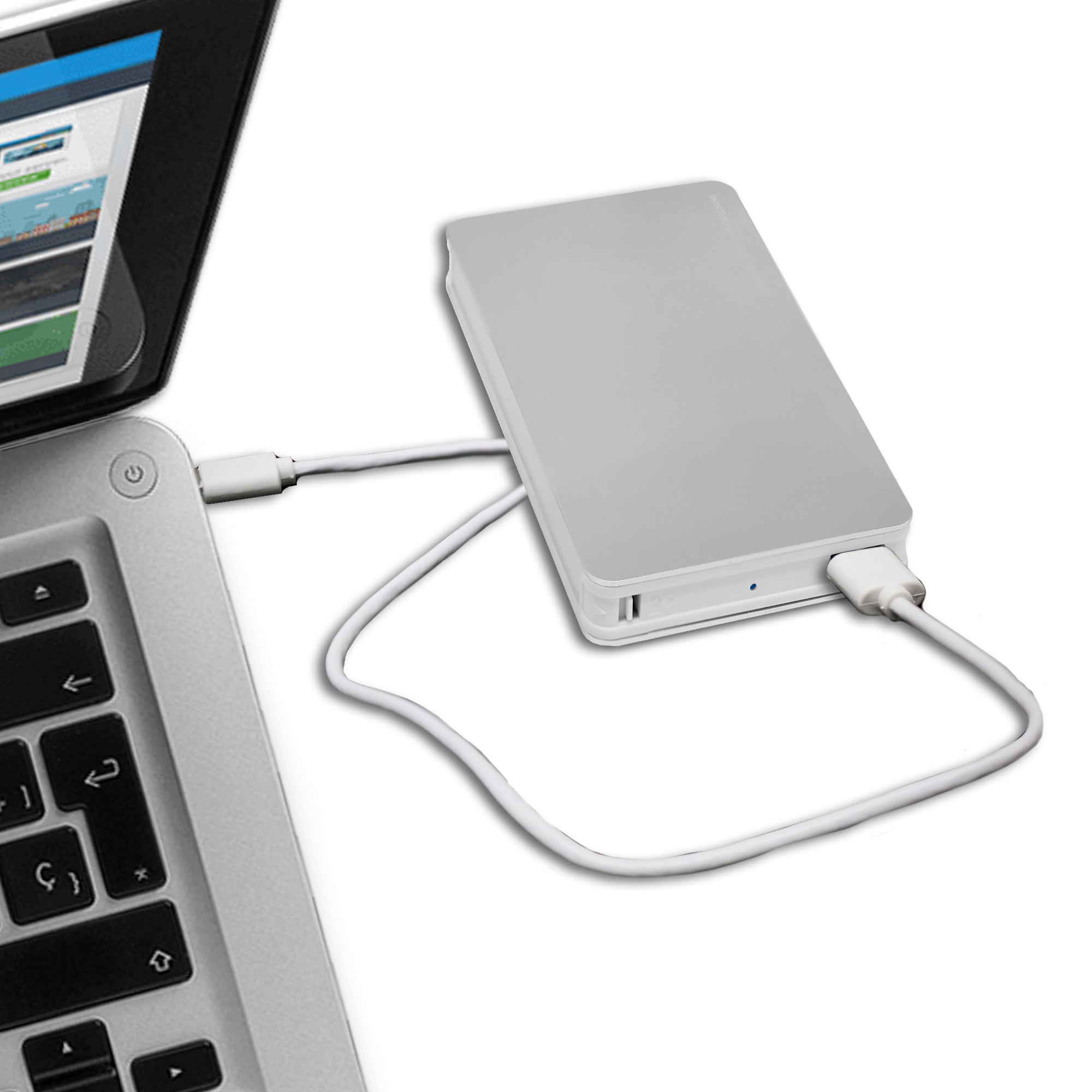 USB 3.0 2.5 Inch SATA Hard Drive Enclosure - Silver