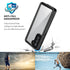 Samsung Galaxy S21 FE 360 Full Protective Waterproof Case with Built-in Screen Fingerprint Protector -Black