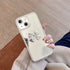 iPhone 13 Diamond frame color electroplating bow case