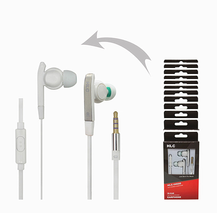 Universal HiFi-Earphone with Microphone(1DZ)-White