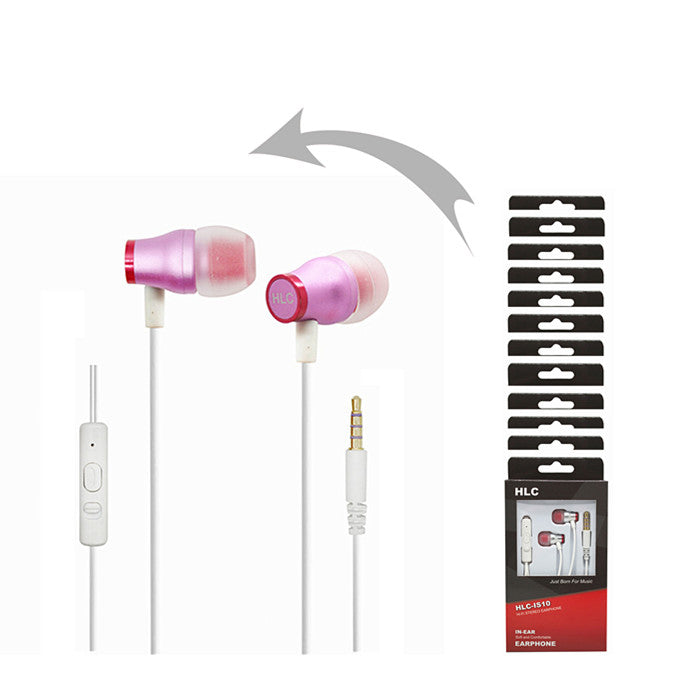 HLC-IS1SVDZ  A Dozen of Universal Earphone(IS1 Pink)