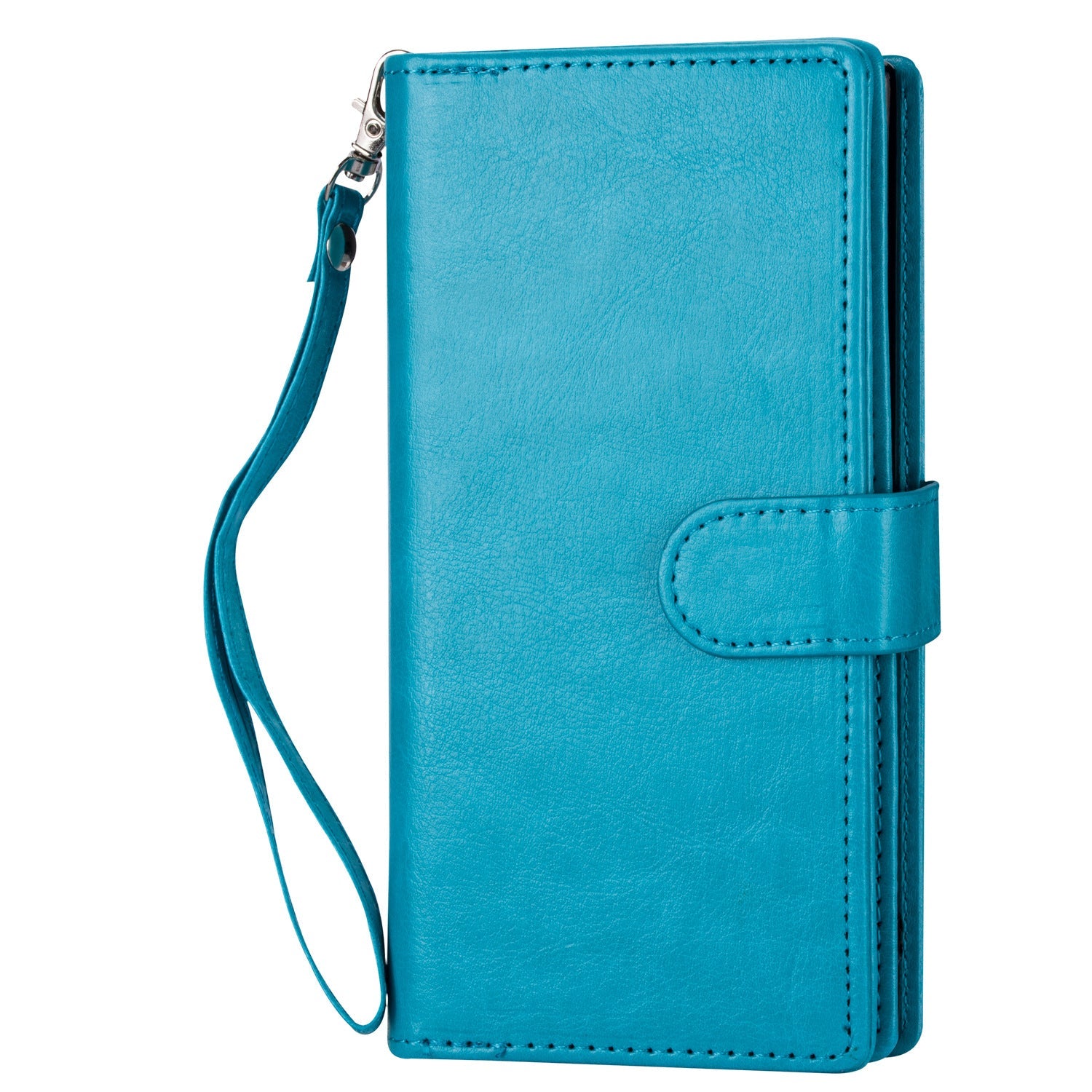 iPhone 11 (6.1") 2 in 1 Leather Wallet Case With 9 Credit Card Slots and Removable Back Cover 