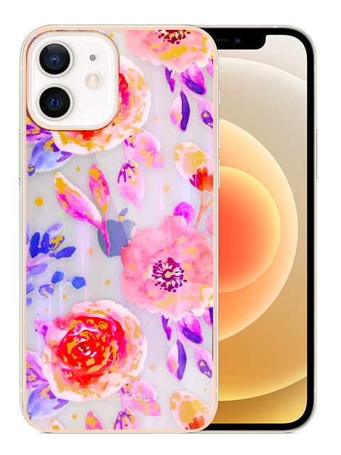 TPU painted fashion flower case for iPhone 11(6.1")