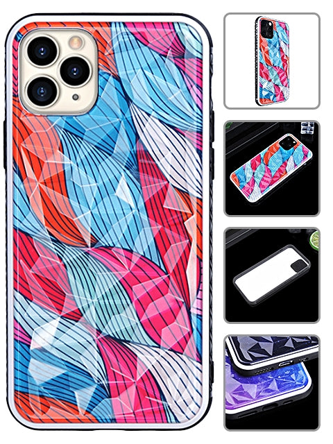 Fashion Diamonds Lattice Pattern Case for iPhone 11 Pro (5.8")