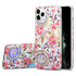 iPhone  12 Pro/ 12 (6.1") Plating Flower Silicone Cases with Laser Effect