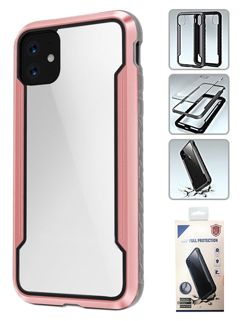 iPhone 11 Case with Colorful Bumper Full Body Heavy Duty Protection