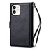 iPhone 12 Pro/12 (6.1") 2 in 1 Leather Wallet Case With 9 Credit Card Slots and Removable Back Cover 