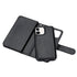 iPhone 12 Pro/12 (6.1") 2 in 1 Leather Wallet Case With 9 Credit Card Slots and Removable Back Cover 