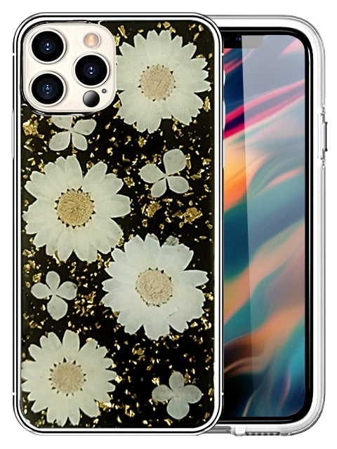 Soft Plastic Fashion Colorful Flowers Design Case for iPhone  12 Pro/ 12 (6.1")