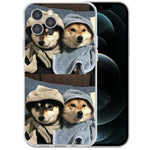 iPhone 12 Pro Max TPU full package elastic cute pet pattern case