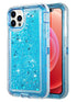 Transparent Floating Glitter Heavy Duty Case Compatible with Apple iPhone 11 Pro (5.8")