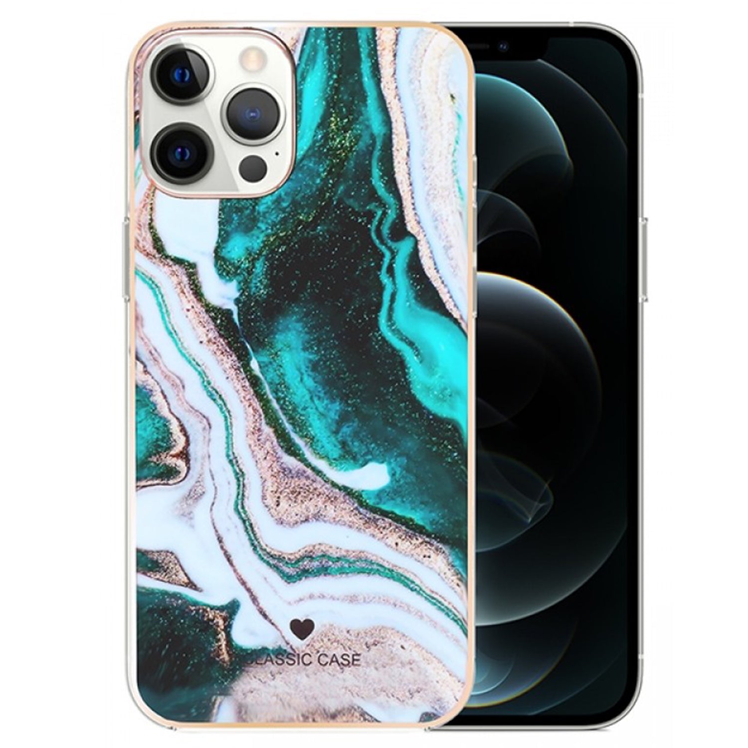 iPhone 12 Pro Max(6.7") Marbling is ultra-thin, light, fashionable, soft and elastic case