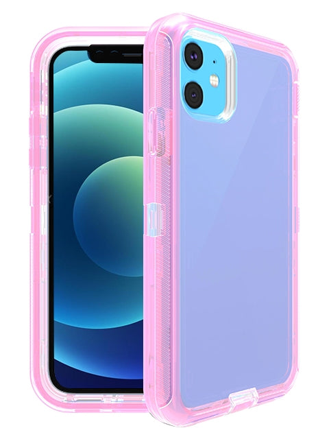 iPhone 11 (6.1")Transparent Full Protection Heavy Duty Case