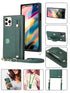 Fashion Leather Case with 1 Credit Card Slots for iPhone 12 Pro/12 (6.1") - Green