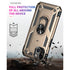 iPhone 13 Dual Colors Ring Magnetic GPS car mount Phone Holder Case