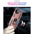 iPhone 13 Dual Colors Ring Magnetic GPS car mount Phone Holder Case