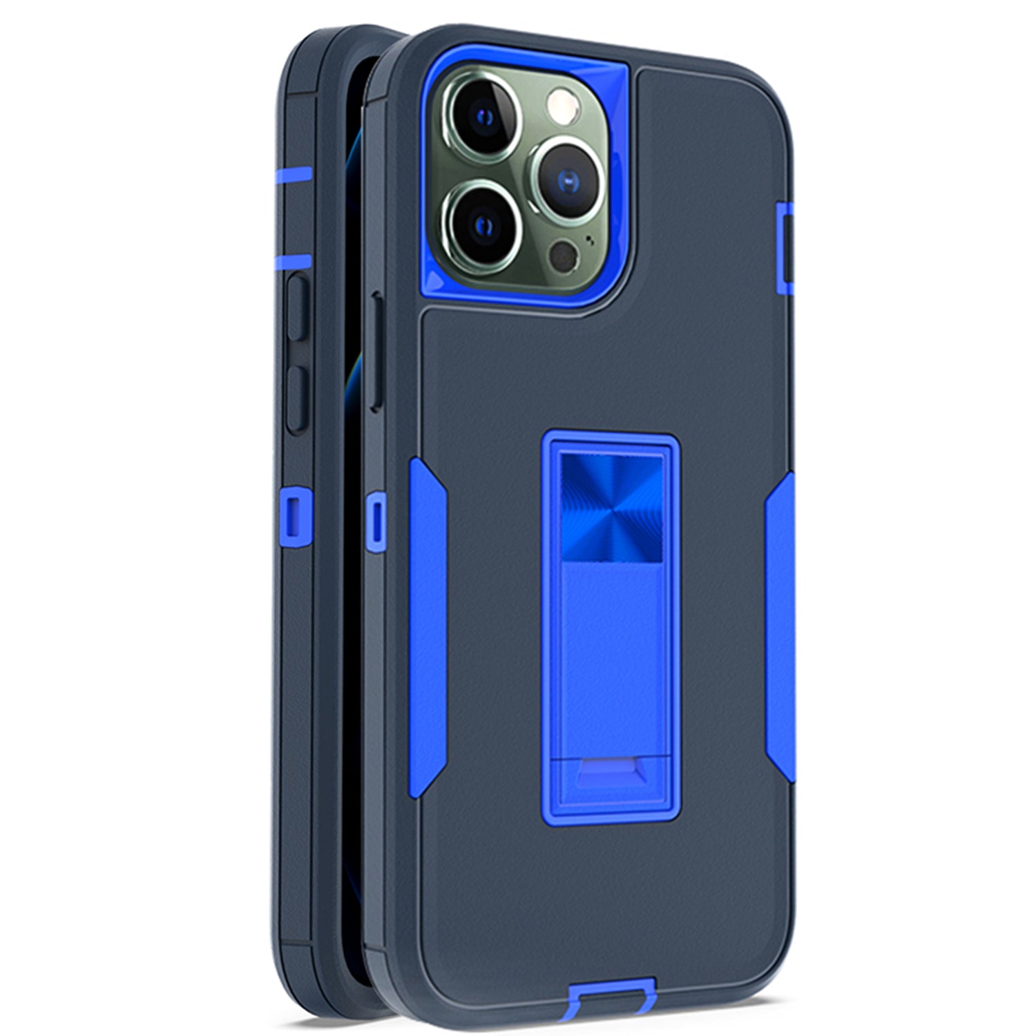 iPhone 12 Pro Max(6.7") Kickstand fully protected heavy-duty shockproof case