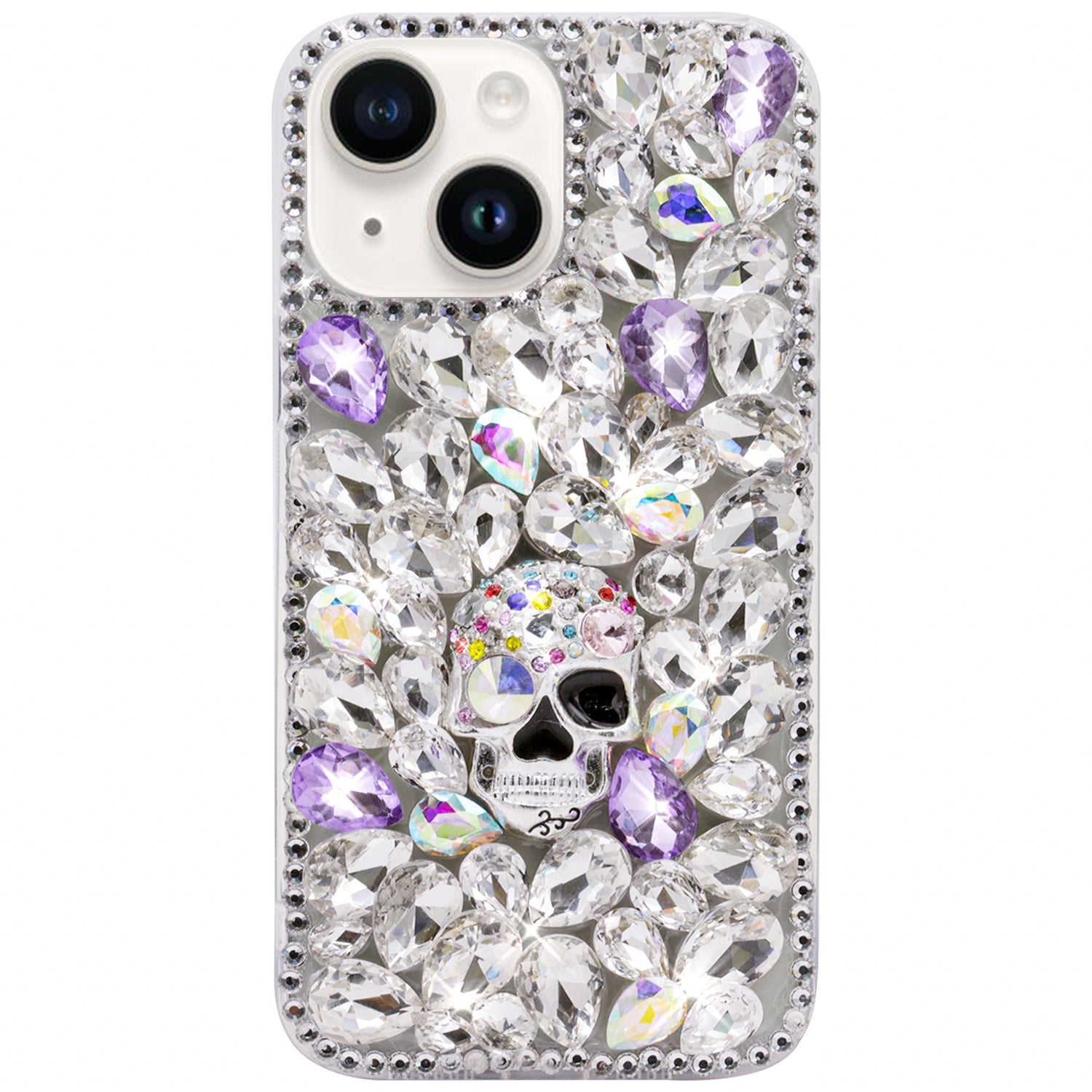 iPhone 14/13 3D diamond luxury bling bling TPU case