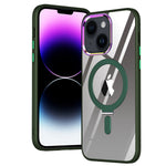 iPhone 14 Plus Bracket magnetic absorption colorful lens Case