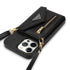 iPhone 14 Pro Max lanyard 2 in 1 Leather card bag case card slots