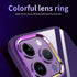 iPhone 14 Pro Bracket magnetic absorption colorful lens Case