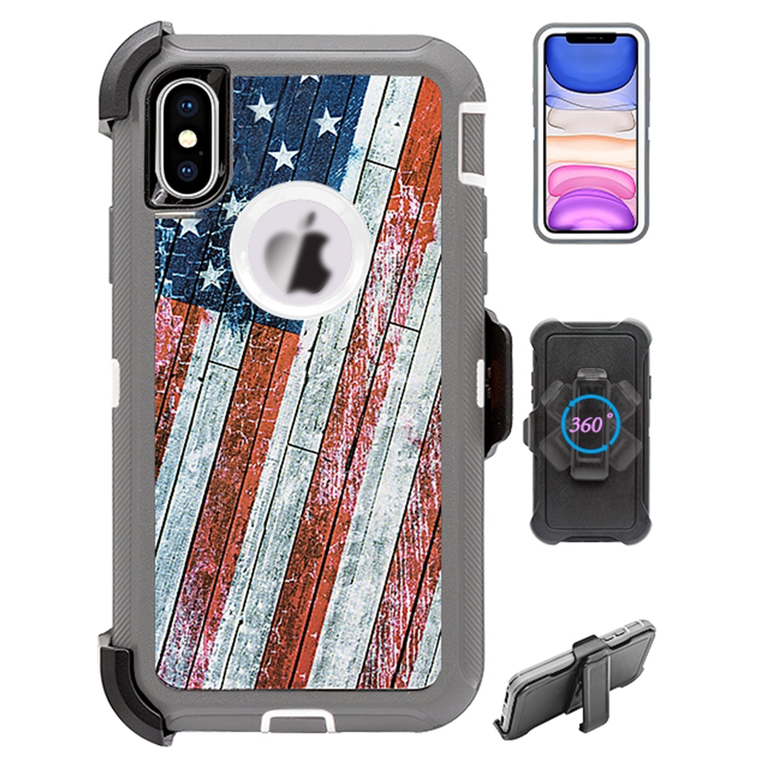 iPhone X / Xs Design Full Protection Heavy Duty Shockproof Case