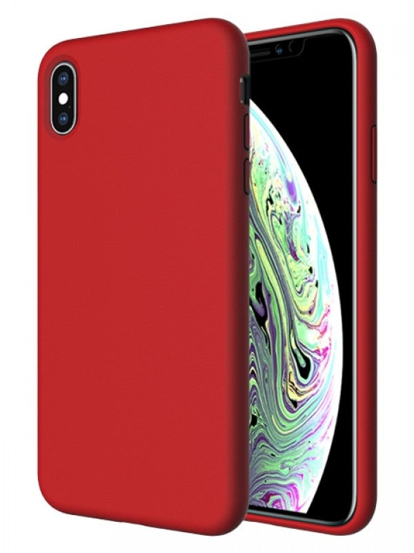 Colorful Liquid Silicone Gel Rubber Case for iPhone X / Xs