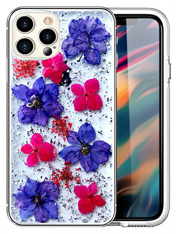 iPhone 12 Pro Max (6.7") Soft Plastic Fashion Colorful Flowers Design Case