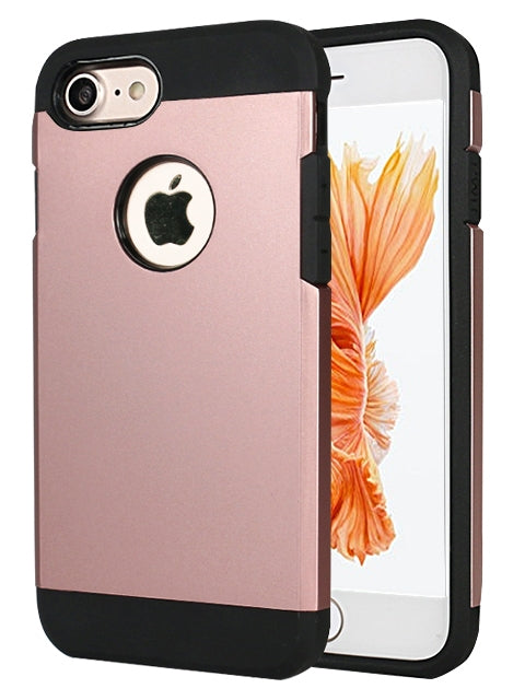 Simple Hybrid Case for Iphone 6 Plus(5.5in) -Rose Gold