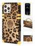 iPhone 13 Pro Max TPU Luxury Leopard Print with Kickstand for iPhone Fashion Case