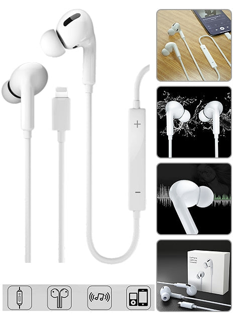 Soft Earbuds with Mic and Volume Control for iPhone 12 /11 /XS /8 /8 Plus /7 /7 Plus