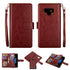 Samsung Note 9 2 in 1 Leather Wallet Case With 9 Credit Card Slots and Removable Back Cover