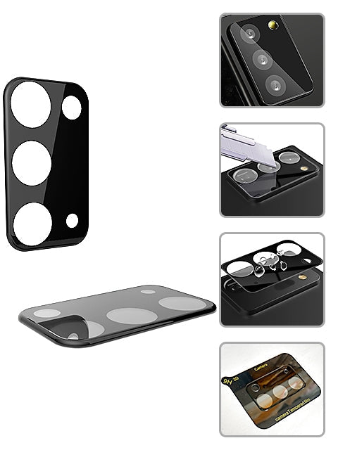 Camera Tempered High Definition Camera Lens Protector for Samsnug Galaxy Note20 (6.7") - Black