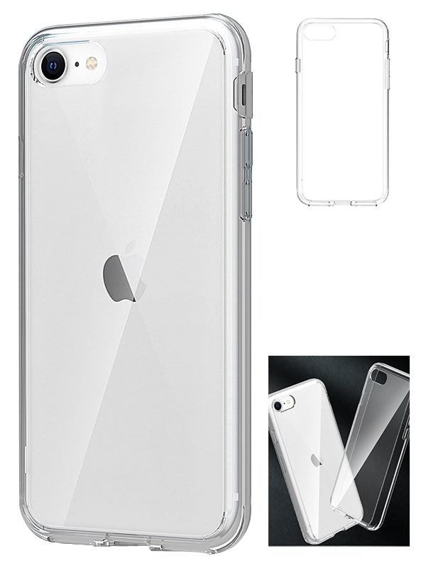 Transparent Clear Soft TPU Cover Case for iPhone SE3/2 (4.7")