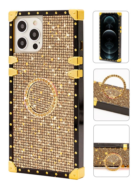 iPhone 13 Pro Max TPU Luxury Leopard Print with Kickstand for iPhone Fashion Case